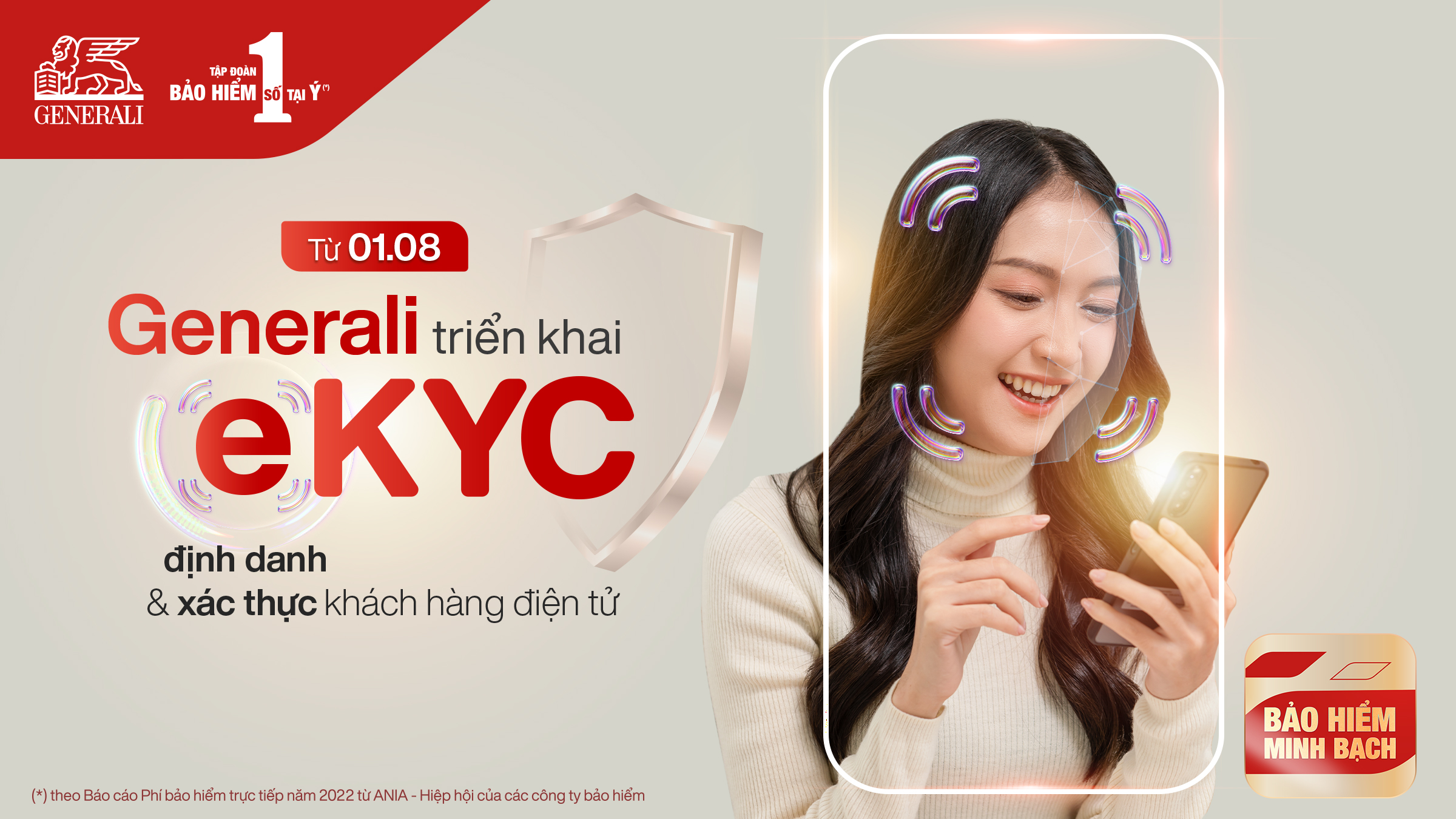 Generali triển khai mạnh mẽ e-KYC trong lĩnh vực bảo hiểm, nâng cao trải nghiệm khách hàng
